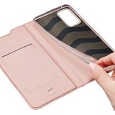 Samsung Galaxy A33 5G Slim bookcase hoes Rose Goud