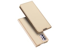 Dux Ducis - Slim bookcase hoes - Samsung Galaxy A33 5G - Goud