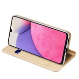 Samsung Galaxy A33 5G Slim bookcase hoes Goud