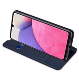 Samsung Galaxy A33 5G Slim bookcase hoes Blauw