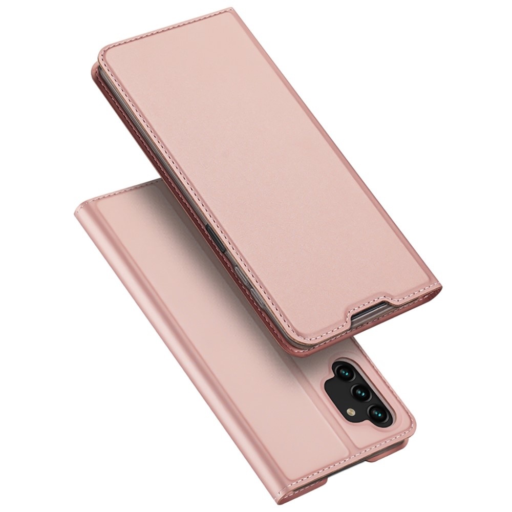Dux Ducis - Slim bookcase hoes - Samsung Galaxy A13 4G - Rose Goud