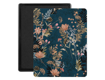 Lunso - Kobo Aura edition 1 (6 inch) - Vegan saffiano leren sleepcover hoes - Urban Park