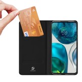 Motorola Moto G52 Slim Bookcase hoes Zwart