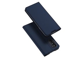 Dux Ducis - Slim bookcase hoes - Motorola Moto G52 - Blauw