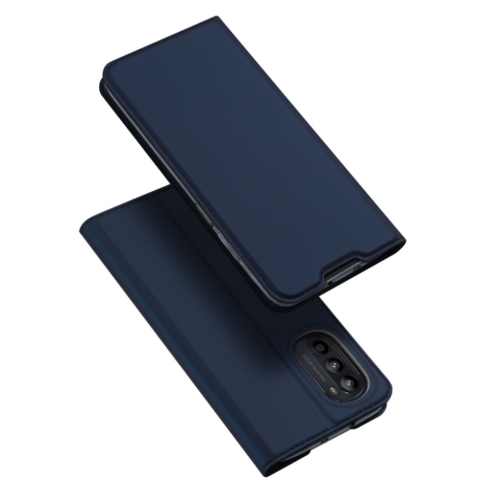 Dux Ducis - Slim bookcase hoes - Motorola Moto G52 - Blauw