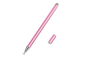 Lunso - 2-in-1 stylus pen - Precisiewerk tot normaal gebruik - Rose Goud
