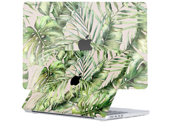 Lunso MacBook Pro 16 inch M1/M2 (2021-2023) cover hoes - case - Tropical Pink