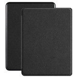 Kobo Glo, Kobo Glo HD en Kobo Touch 2.0 (6 inch) Vegan saffiano leren sleepcover hoes Zwart