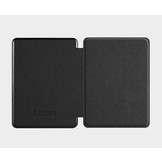 Kobo Glo, Kobo Glo HD en Kobo Touch 2.0 (6 inch) Vegan saffiano leren sleepcover hoes Zwart