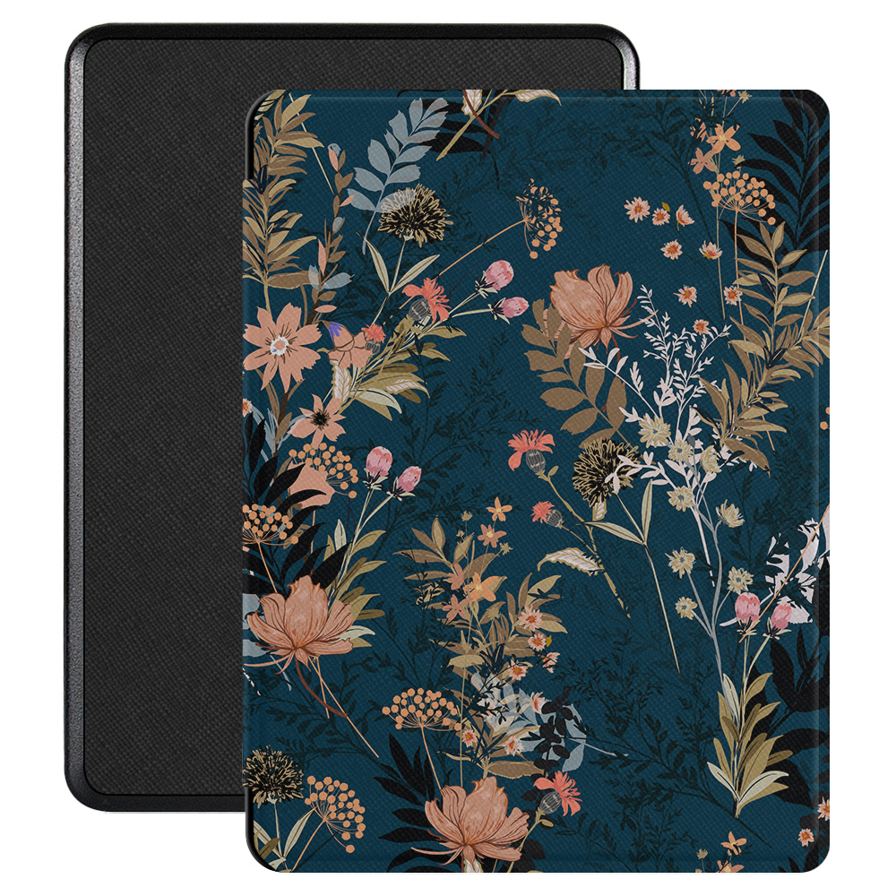 Kobo Glo, Kobo Glo HD en Kobo Touch 2.0 (6 inch) Vegan saffiano leren sleepcover hoes Urban Park