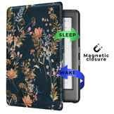 Kobo Glo, Kobo Glo HD en Kobo Touch 2.0 (6 inch) Vegan saffiano leren sleepcover hoes Urban Park