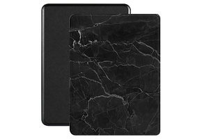 Lunso - Kobo Glo / Glo HD / Touch 2.0 (6 inch) - Vegan saffiano leren sleepcover hoes - Marble Shire