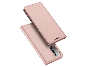Dux Ducis - Slim bookcase hoes - Xiaomi Redmi Note 11 - Rose Goud