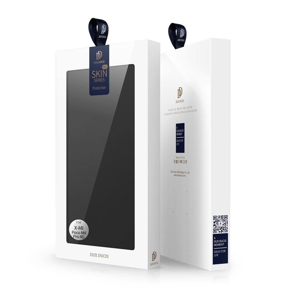 Xiaomi Poco M4 Pro 4G Slim Bookcase hoes Zwart