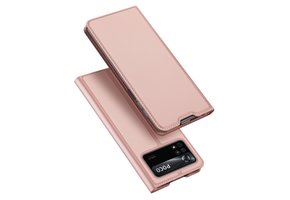 Dux Ducis - Slim bookcase hoes - Xiaomi Poco X4 Pro 5G - Rose Goud