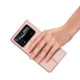 Xiaomi Poco X4 Pro 5G Slim Bookcase hoes Rose Goud
