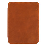 Kobo Glo, Kobo Glo HD en Kobo Touch 2.0 (6 inch) Lederen sleepcover hoes Cognac