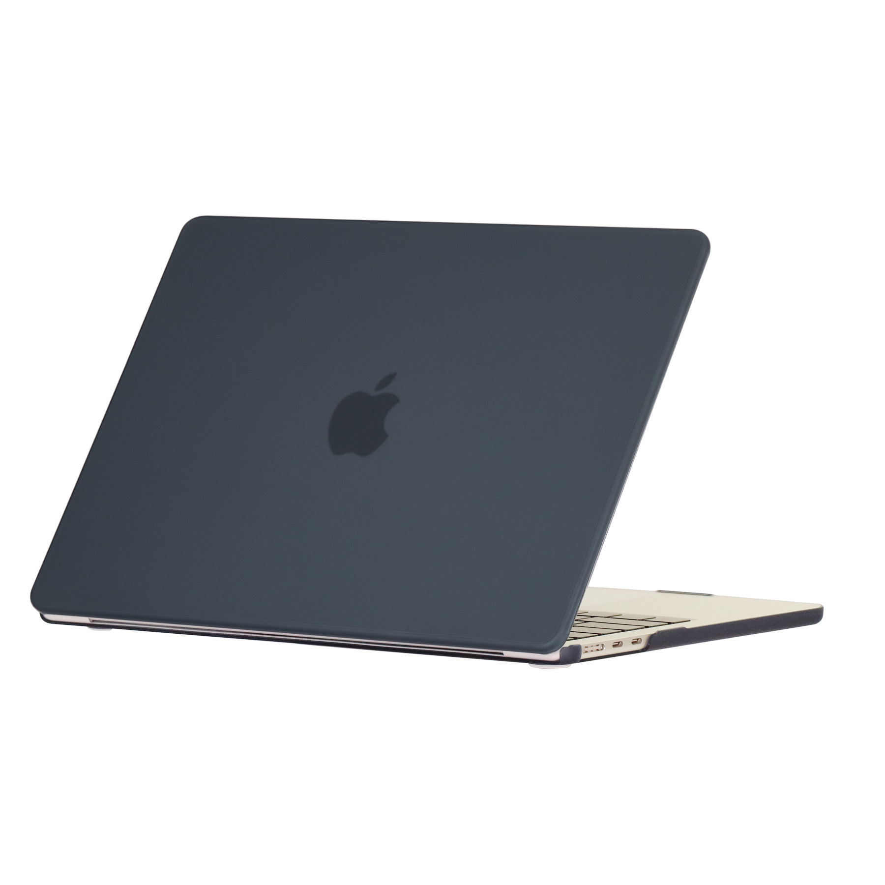 MacBook Air 13 inch M2 (2022) cover beschermhoes Mat Zwart
