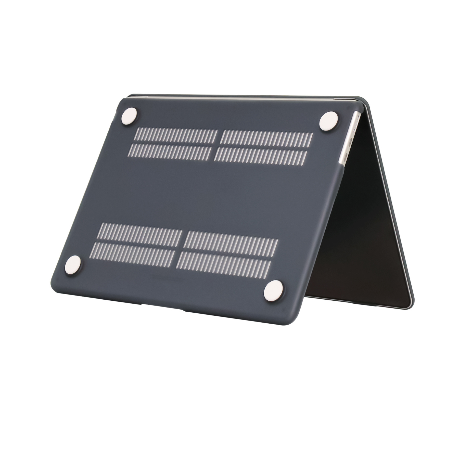 MacBook Air 13 inch M2 (2022) cover beschermhoes Mat Zwart