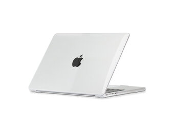 Lunso MacBook Air 13 inch (2022-2025) cover hoes - case - Glanzend Transparant
