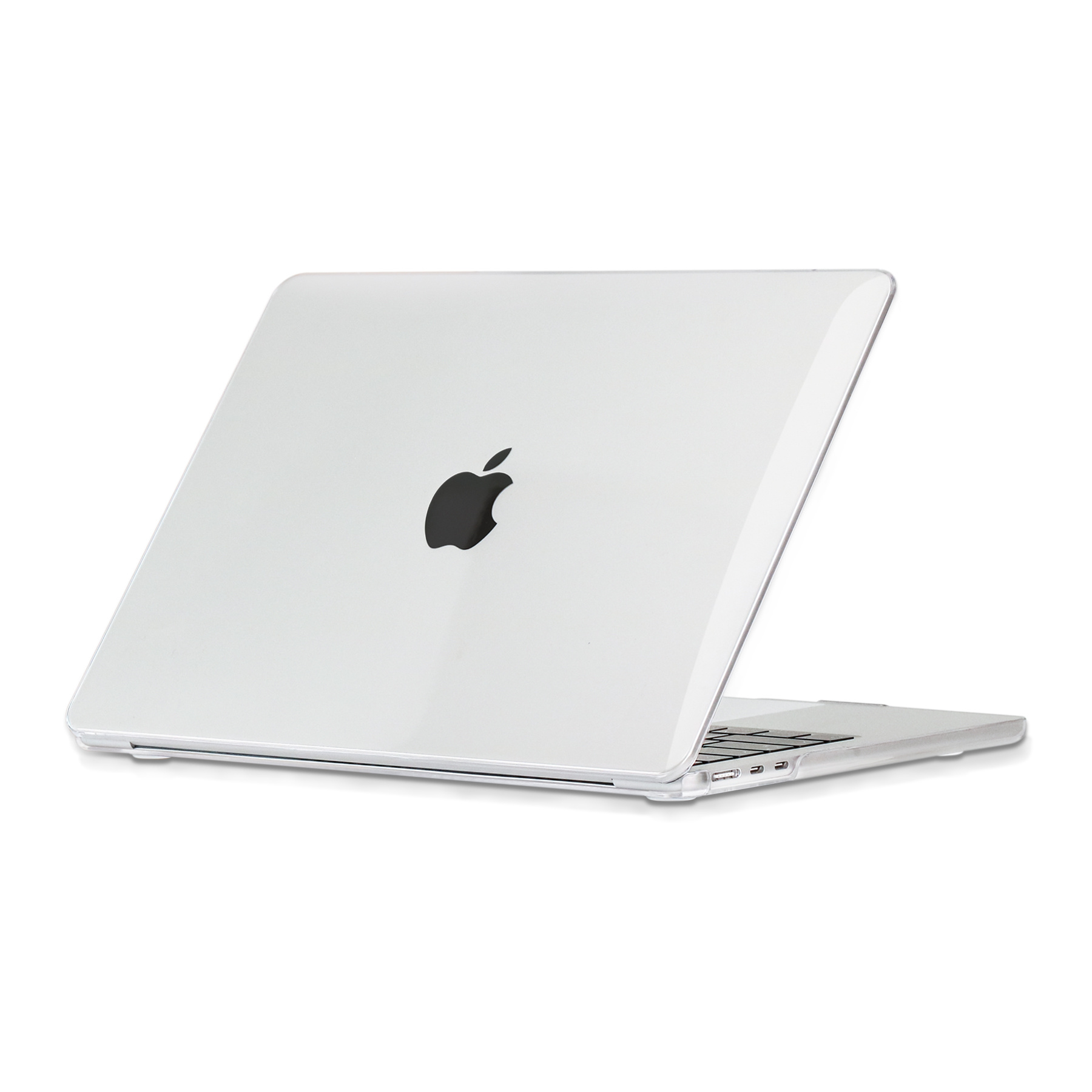 Lunso - cover hoes - MacBook Air 13 inch M2 (2022) - Glanzend Transparant