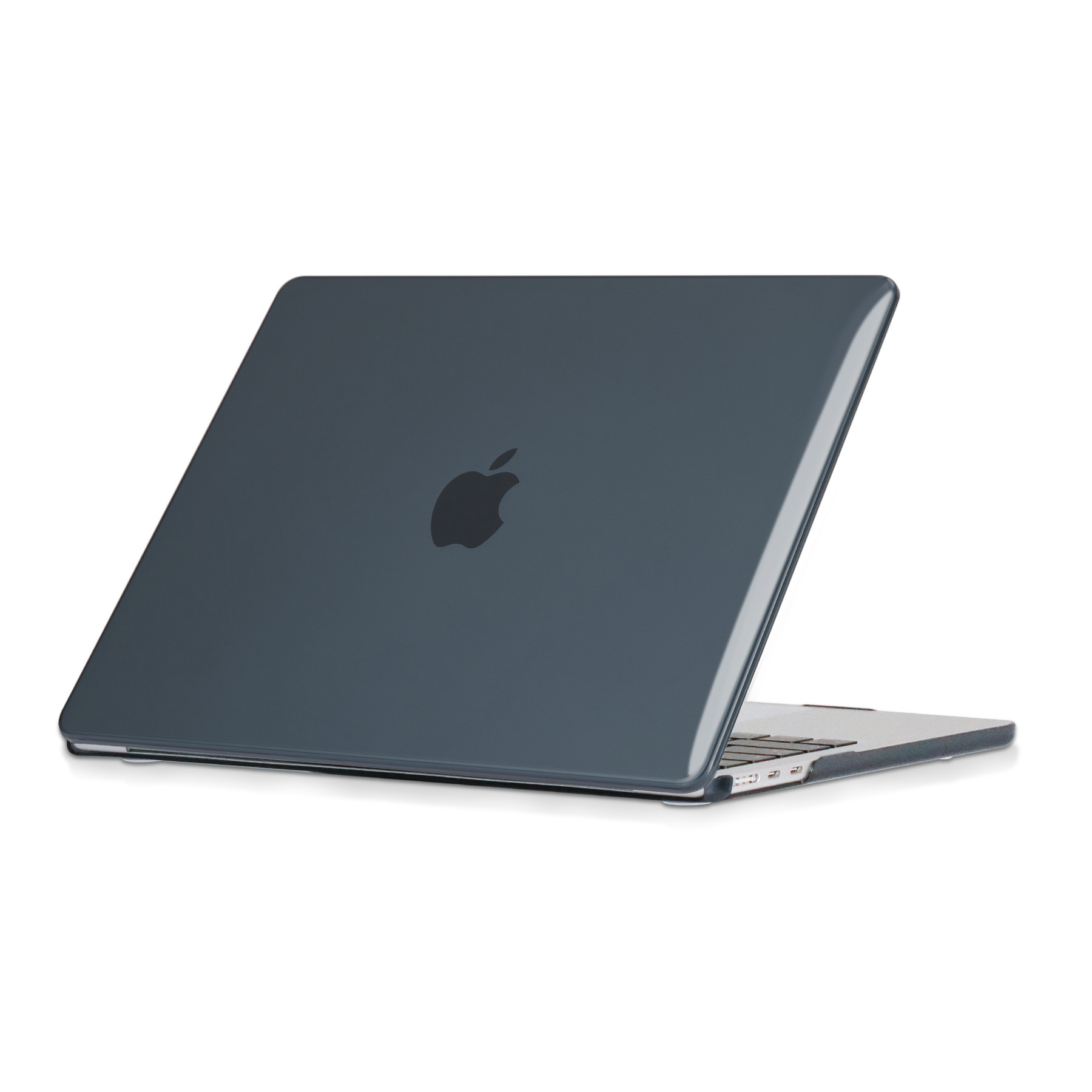 Lunso - cover hoes - MacBook Air 13 inch M2 (2022) - Glanzend Zwart