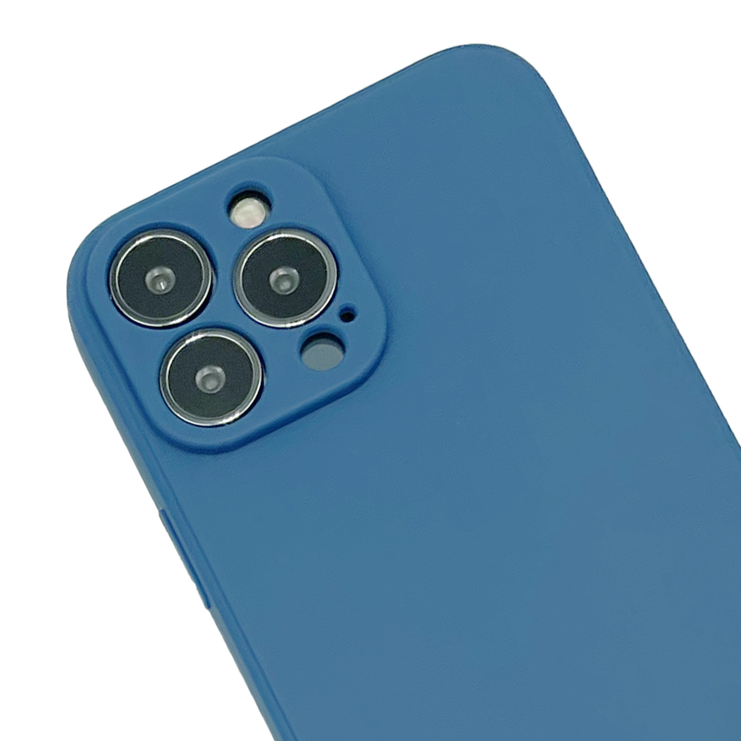 iPhone 13 Pro Max Telefoonhoes met koord + Kralenketting Blauw