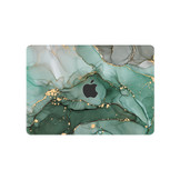 MacBook Air 13 inch (2022-2025) cover hoes case - Green Meave - Model A2681 / A3113 / A3240