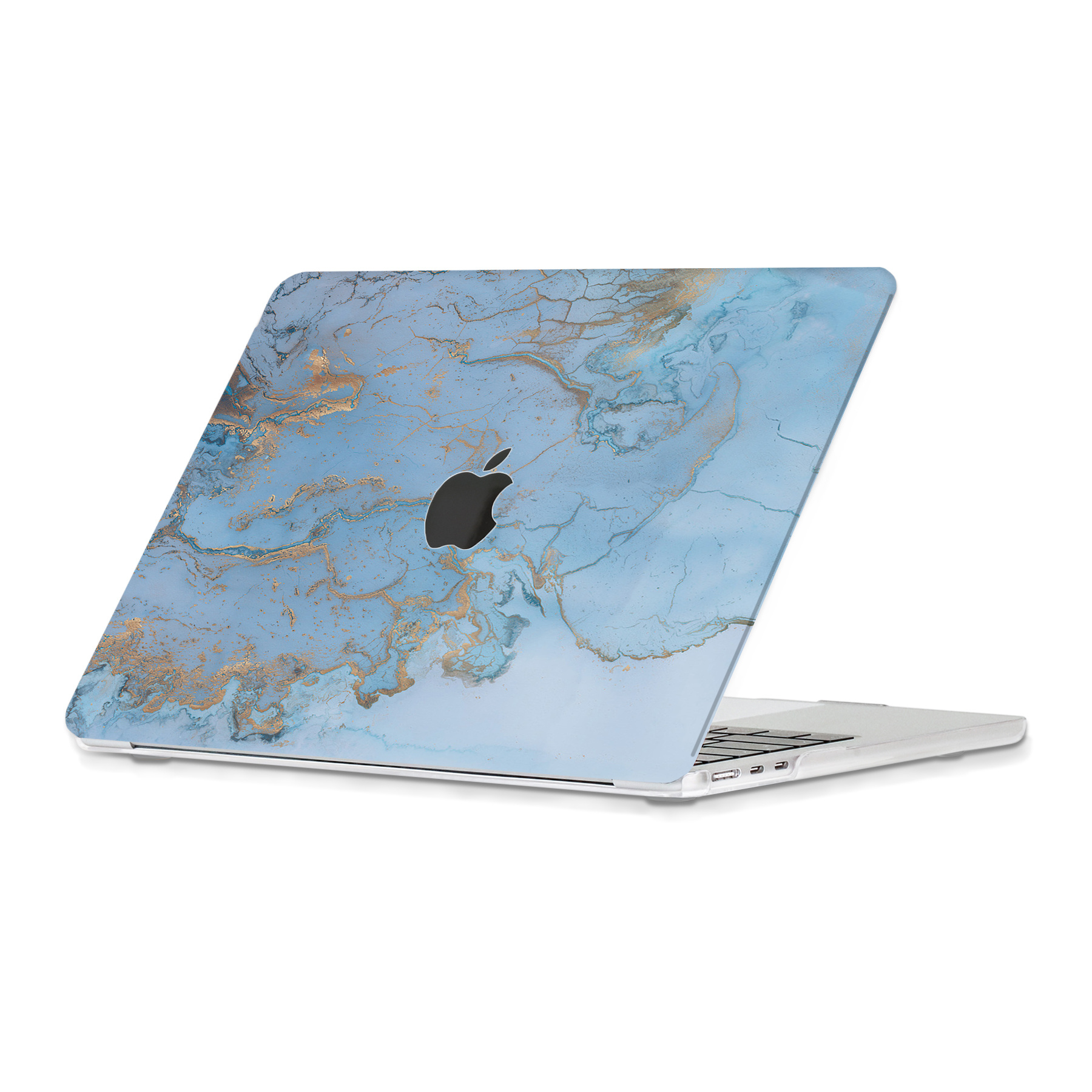 MacBook Air 13 inch (2022-2026) cover hoes case - Marble Ariel