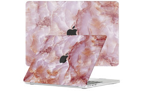 Lunso MacBook Air 13 inch (2022-2025) cover hoes - case - Marble Finley
