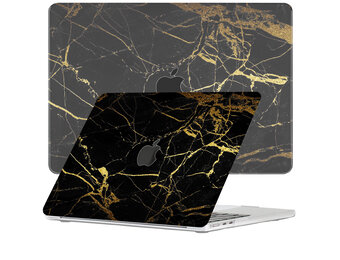 Lunso MacBook Air 13 inch (2022-2025) cover hoes - case - Marble Nova