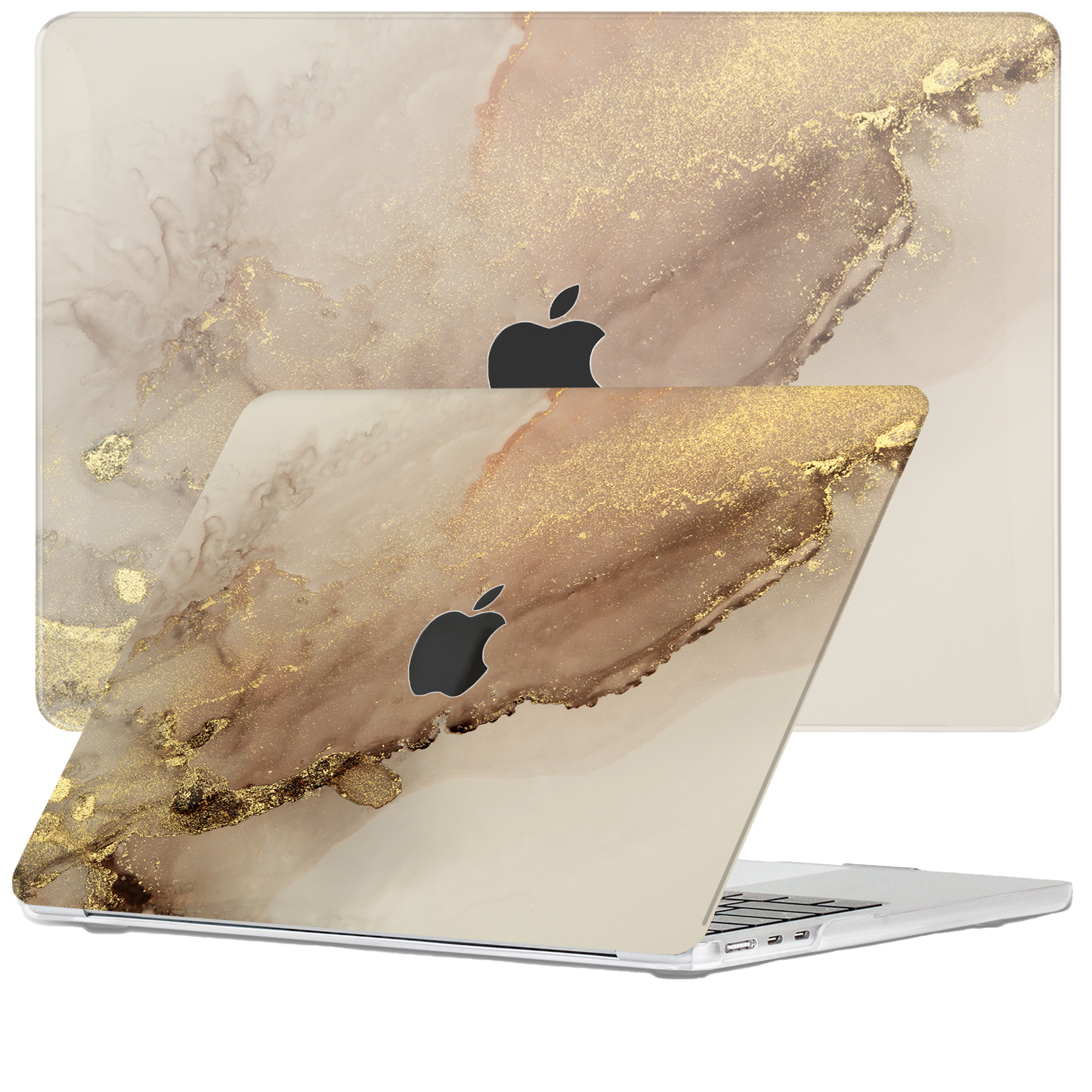 MacBook Air 13 inch M2 (2022) cover beschermhoes Sweet Caramel