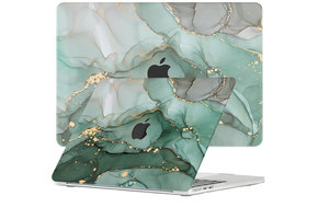 Lunso MacBook Air 13 inch (2022-2025) cover hoes - case - Green Maeve