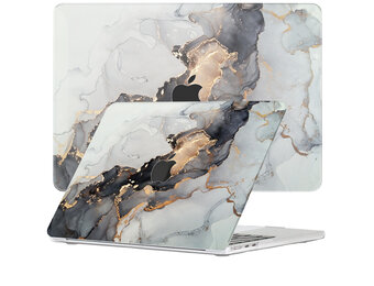 Lunso MacBook Air 13 inch (2022-2025) cover hoes - case - Marble Magnus