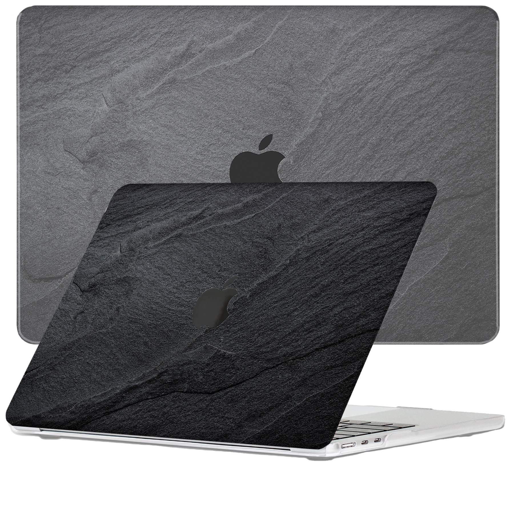 MacBook Air 13 inch (2022-2026) cover hoes case - Black Stone
