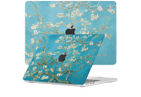 Lunso MacBook Air 13 inch (2022-2026) cover hoes - case - Van Gogh Amandelbloesem