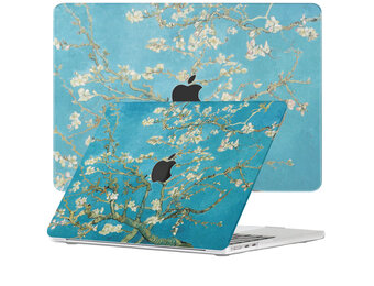 Lunso MacBook Air 13 inch (2022-2025) cover hoes - case - Van Gogh Amandelbloesem