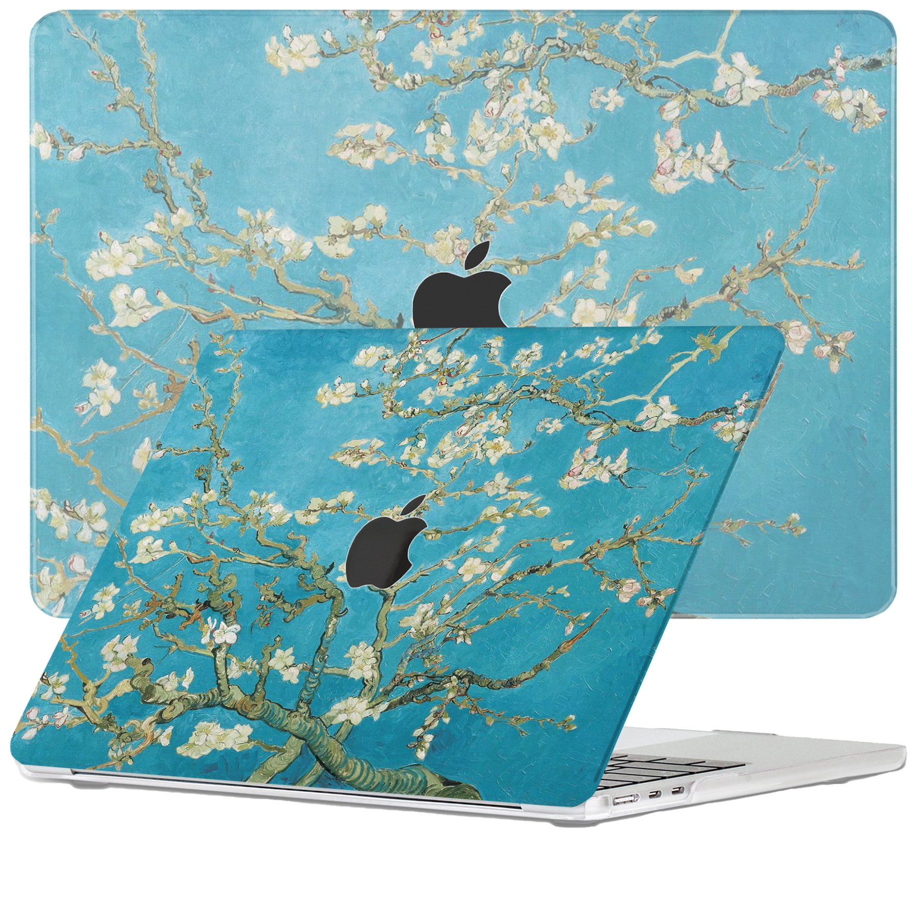 Lunso - cover hoes - MacBook Air 13 inch M2 (2022) - Van Gogh Amandelbloesem