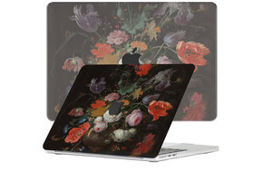 Lunso MacBook Air 13 inch (2022-2025) cover hoes - case - Stilleven met Bloemen