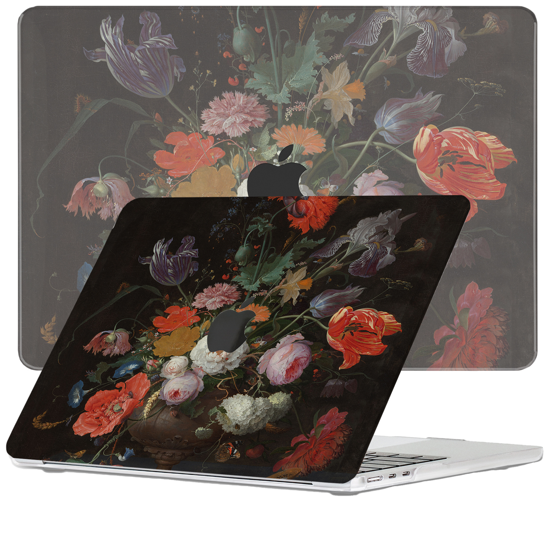 Lunso - cover hoes - MacBook Air 13 inch M2 (2022) - Stilleven met Bloemen