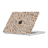 MacBook Air 13 inch (2022-2025) cover hoes case - Leopard Rose Gold - Model A2681 / A3113 / A3240