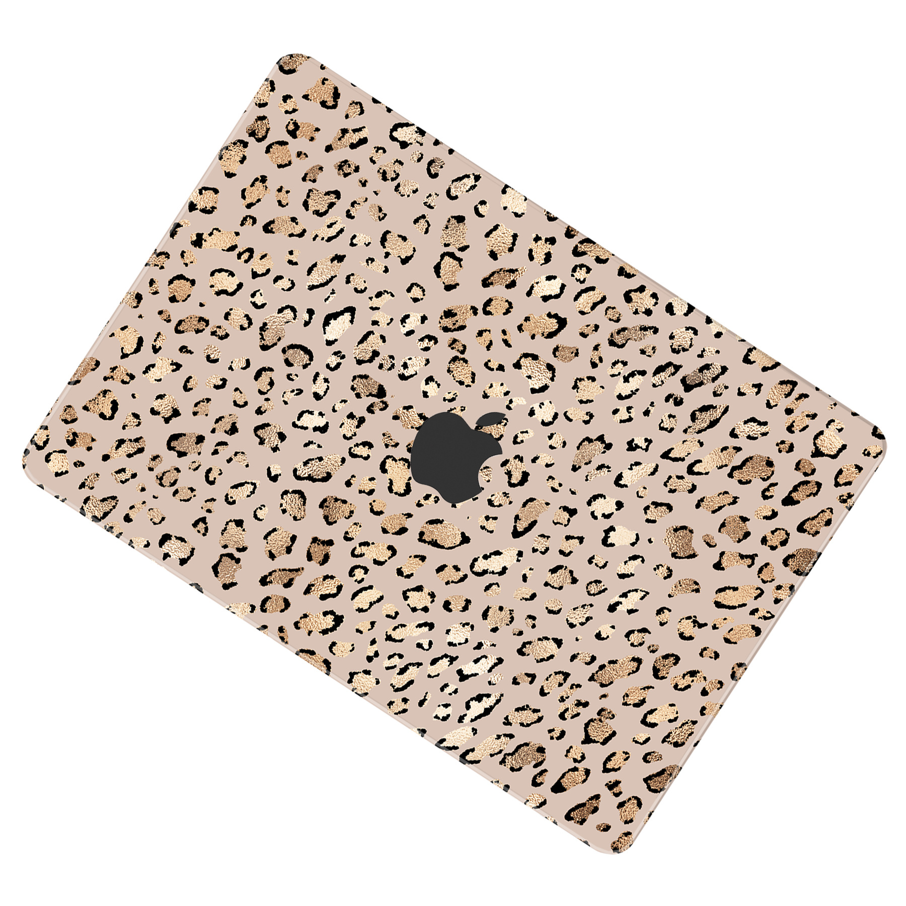 MacBook Air 13 inch (2022-2026) cover hoes case - Leopard Rose Gold