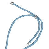 iPhone 13 Pro Telefoonhoes met koord + Kralenketting Blauw