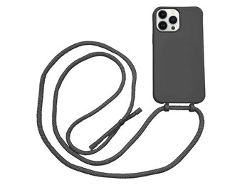 Høyde - iPhone 13 Pro - Telefoonhoes met koord - Zwart