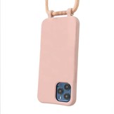 iPhone 13 Pro Telefoonhoes met koord Roze