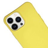 iPhone 13 Pro Telefoonhoes met koord Geel