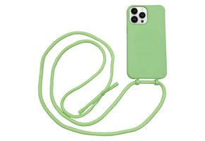 Høyde - iPhone 13 Pro - Telefoonhoes met koord - Lime Groen