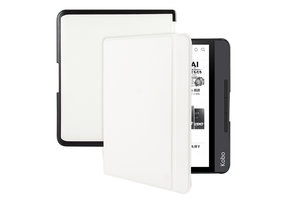 Lunso - sleepcover hoes - Kobo Forma (8 inch) - Wit