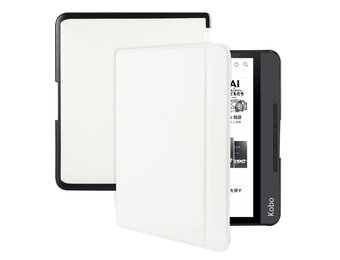 Lunso - sleepcover hoes - Kobo Forma (8 inch) - Wit