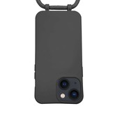 iPhone 13 Telefoonhoes met koord Zwart